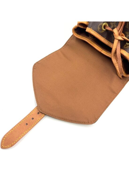 Louis Vuitton Montsouris GM Monogram Leather Brown Light Backpack Gold main image 9